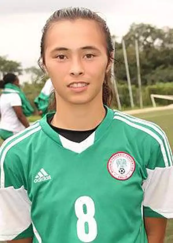 Photos: Meet This Beautiful Nigeria-US Born Falconet Striker, Sophia Omidiji